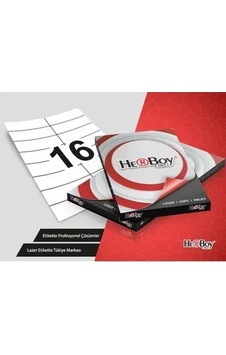 Herboy Etiket-laser 105x37,125mm Hb-1105 Beyaz Herboy Etiket-laser 105x37,125mm Hb-1105 Beyaz