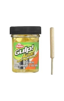 Berkley Gulp Alive Baby Sardine Glow Sahte Yemi Berkley Gulp Alive Baby Sardine Glow Sahte Yemi