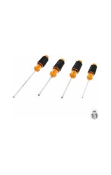 Wellfly Düz Tornavida Set Kauçuk Ergonomik Sap Pro 4 Parça Wellfly Düz Tornavida Set Kauçuk Ergonomik Sap Pro 4 Parça