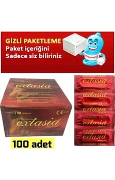 Extasia Klasik Prezervatif 100'Lü - Gizli Paket