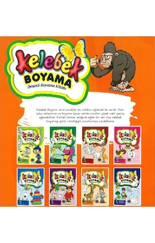 Karatay Örnekli Kelebek Boyama Kitabı (1 Adet) Karatay Örnekli Kelebek Boyama Kitabı (1 Adet)