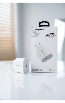 Sprange Pt18 25w Type-c Hızlı Şarj Adaptörü Pd 3.0 + Qc 3.0 Destekli Sprange Pt18 25w Type-c Hızlı Şarj Adaptörü Pd 3.0 + Qc 3.0 Destekli