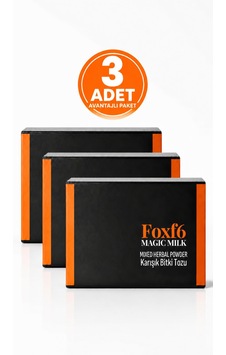 Foxf6 R.fitdetox Bitkisel Karışık Toz 90 Günlük Kullanım 3'lü Paket Çözünebilir Foxf6 R.fitdetox Bitkisel Karışık Toz 90 Günlük Kullanım 3'lü Paket Çözünebilir