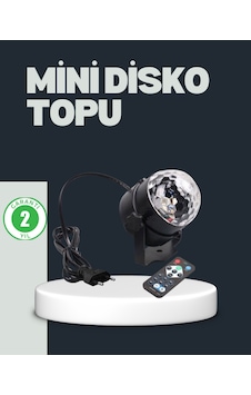 Rgb Led Disko Küresi 7 Modlu Uzaktan Kumandalı Rgb Led Disko Küresi 7 Modlu Uzaktan Kumandalı