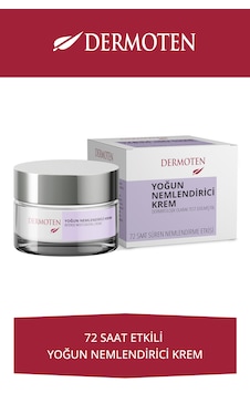 Dermoten 72 Saat Etkili Yoğun Nemlendirici Cilt Bakım Kremi 50 ML