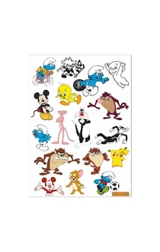 Çizgi Film Çoklu Sticker Seti Çizgi Film Çoklu Sticker Seti