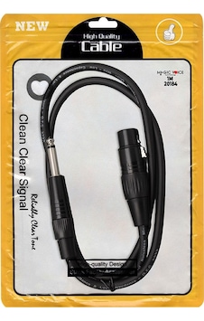 Ld379 Xlr Canon Dişi + 6.3mm Mono Erkek 1 Metre Kablo Ld379 Xlr Canon Dişi + 6.3mm Mono Erkek 1 Metre Kablo