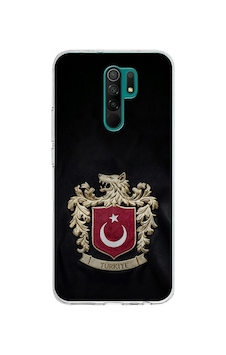 Redmi 9 Uyumlu Türk Sembolü Kurt Ve Bayrak Desenli Baskılı Silikon Kılıf Renkli Redmi 9 Uyumlu Türk Sembolü Kurt Ve Bayrak Desenli Baskılı Silikon Kılıf Renkli
