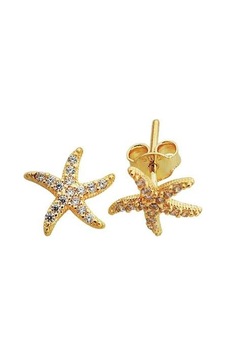 Sembolgold 14 Ayar Altın İğne Küpe Deniz Yıldızı Modeli Sembolgold 14 Ayar Altın İğne Küpe Deniz Yıldızı Modeli