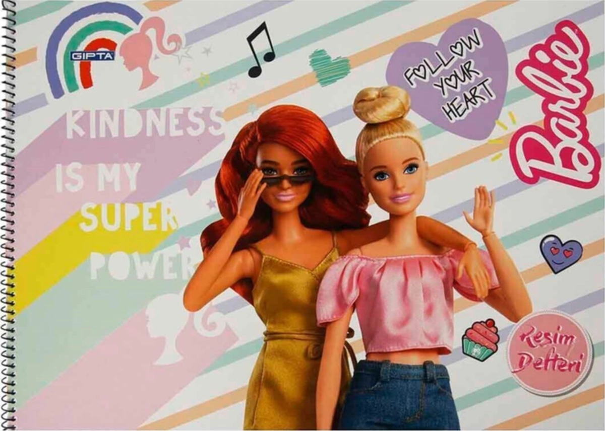 Barbie Resim Defteri 17 X 24 Cm 15 Yaprak Kindness Is My Super Power Barbie Resim Defteri 17 X 24 Cm 15 Yaprak Kindness Is My Super Power