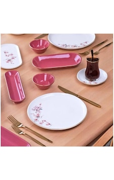 Glore Asya Spring 41 Parça 6 Kişilik Seramik Kahvaltı Takımı Diğer Glore Asya Spring 41 Parça 6 Kişilik Seramik Kahvaltı Takımı Diğer
