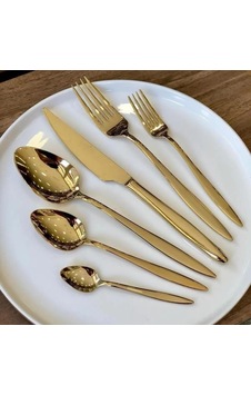 ROY KING Ares 36 Parça Parlak Gold Çatal Bıçak Kaşık Takımı Rsk 001 Altın ROY KING Ares 36 Parça Parlak Gold Çatal Bıçak Kaşık Takımı Rsk 001 Altın