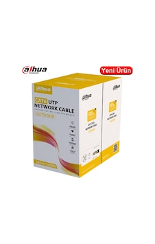 Dahua Pfm920-6un Cat6 Utp Lszh Polietilen Bakır Kablo 305mt. Siyah Dahua Pfm920-6un Cat6 Utp Lszh Polietilen Bakır Kablo 305mt. Siyah