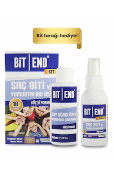 Bitend Bit Sprey + Şampuan + Tarak