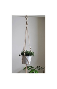 Simple Makrome Saksılık Gri