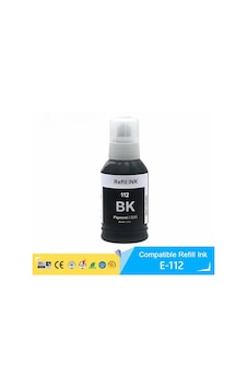 Epson 112 Ecotank L6460 Siyah İthal Uyumlu Pigmentli Mürekkep Siyah 127 Ml Epson 112 Ecotank L6460 Siyah İthal Uyumlu Pigmentli Mürekkep Siyah 127 Ml