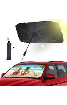 Toyota Yaris, Vw Polo, Kia Rio, Fiat Punto, Hyundai Accent Blue Uyumlu Oto Şemsiye Siyah