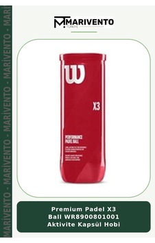 Premium Padel X3 Ball Wr8900801001 Aktivite Kapsül Hobi Premium Padel X3 Ball Wr8900801001 Aktivite Kapsül Hobi
