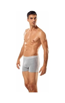 Moda Dua Tutku 0114 Erkek Licralı Penye Boxer gri Moda Dua Tutku 0114 Erkek Licralı Penye Boxer gri