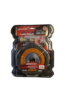 Amfi Kablo Setti , Osn-2581 Amfi Kablo Seti 8awg %100 Bakır Kablo 8ga