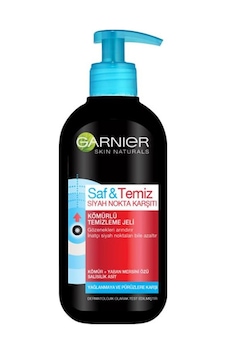 Garnier Saf & Temiz Siyah Nokta Karşıtı Kömürlü Temizleme Jeli 200 ML Garnier Saf & Temiz Siyah Nokta Karşıtı Kömürlü Temizleme Jeli 200 ML
