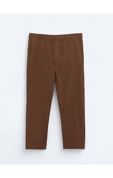 Kip Kahverengi Dokuma Relaxed Fit Casual Pamuk Karışımlı Pantolon Kahverengi Kip Kahverengi Dokuma Relaxed Fit Casual Pamuk Karışımlı Pantolon Kahverengi