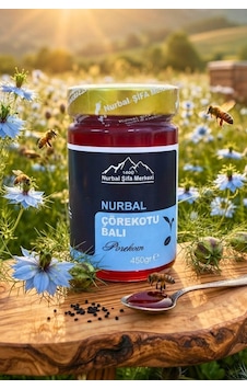 Nurbal Şifa Merkezi Çörekotu Balı 450 G Nurbal Şifa Merkezi Çörekotu Balı 450 G