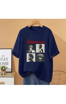 Flood Of Style Saat Sonra Hafta İçi Albüm Grafik T Shirt Erkek Kadın Vintage Hip Hop Streetwear Boy Kısa Kol Lacivert Flood Of Style Saat Sonra Hafta İçi Albüm Grafik T Shirt Erkek Kadın Vintage Hip Hop Streetwear Boy Kısa Kol Lacivert