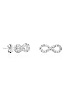 925 Ayar Minik Sonsuzluk Küpe Kadın Gümüş Küpe N11.9772 925 Ayar Minik Sonsuzluk Küpe Kadın Gümüş Küpe N11.9772