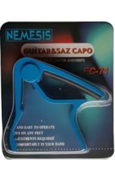 Nemesis Fc-75Bl Gitar Kapo Mavi Nemesis Fc-75Bl Gitar Kapo Mavi