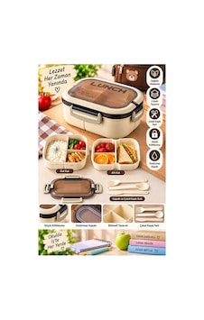 Renkli Beslenme Kutusu 2 Katlı 6 Bölmeli 1 Adet 6 Bölmeli Beslenme Kabı Yemek Saklama Kabı Taşınabilir Lunch Box Okul Krem Renkli Beslenme Kutusu 2 Katlı 6 Bölmeli 1 Adet 6 Bölmeli Beslenme Kabı Yemek Saklama Kabı Taşınabilir Lunch Box Okul Krem