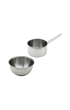 Krt-1076 Paslanmaz Çelik Sosluk 14cm Derin Kap 17cm 2 Adet Set Cheff Sütlük Diğer