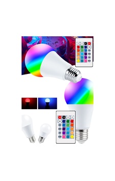 Uzaktan Kumandalı Renk Değiştiren Tasaruf Ampul Rgb 9w Beyaz Dahil 16 Renkli Beyaz Uzaktan Kumandalı Renk Değiştiren Tasaruf Ampul Rgb 9w Beyaz Dahil 16 Renkli Beyaz