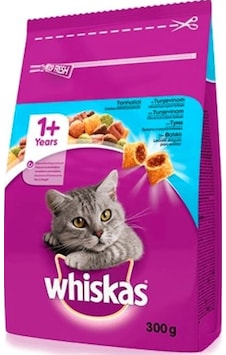 Whiskas Ton Balıklı ve Sebzeli Yetişkin Kedi Maması 10 x 300 G