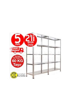 Açıkmağazam Galvanizraf 5 Katlı Duble Çelik Galvaniz Arşiv Depo Kiler Rafı Açıkmağazam Galvanizraf 5 Katlı Duble Çelik Galvaniz Arşiv Depo Kiler Rafı