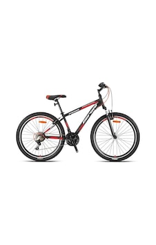 Geroni Magnum - 24 Mtb - 14' - 21 Vites - V.b - Mat Siyah - Gri/kırmızı Siyah - Kırmızı