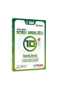 Puan 7.sınıf İngilizce 10+1 Denemesi