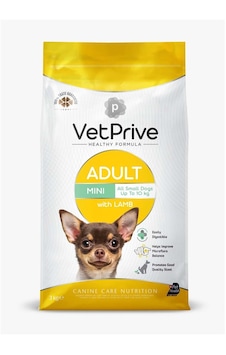 Vet Prive Adult Küçük Irk Kuzu Etli Yetişkin Köpek Maması 3 KG Vet Prive Adult Küçük Irk Kuzu Etli Yetişkin Köpek Maması 3 KG
