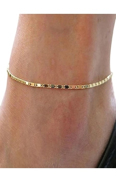 Feron Accessories Fermuar Desenli Halhal Gold Feron Accessories Fermuar Desenli Halhal Gold