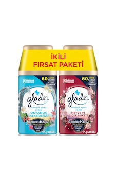Otomatik Sprey Yedek, 2'li Paket, Okyanus Sessizliği - Meyve Ve Çiçek Buketi, 269ml 2 Yedek Otomatik Sprey Yedek, 2'li Paket, Okyanus Sessizliği - Meyve Ve Çiçek Buketi, 269ml 2 Yedek