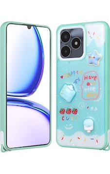 Thegencoo Realme C53 4g Kılıf Parlayan Sıvılı Simli Kabartma Figürlü Tgco Cevze Kapak-yeşil Thegencoo Realme C53 4g Kılıf Parlayan Sıvılı Simli Kabartma Figürlü Tgco Cevze Kapak-yeşil