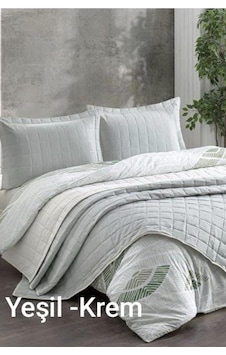 Kristal Casual 7 Parça Çift Taraflı Gelin Seti Açık Yeşil - Krem Yeşil - Krem Kristal Casual 7 Parça Çift Taraflı Gelin Seti Açık Yeşil - Krem Yeşil - Krem