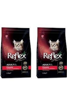 Reflex Plus Choosy Somonlu Yetişkin Kedi Maması 2 x 1500 G Reflex Plus Choosy Somonlu Yetişkin Kedi Maması 2 x 1500 G