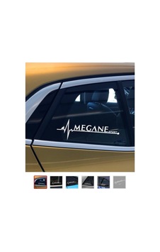 Megan Sport Oto Sticker 2 Adet Beyaz 20 7 Cm5216 Megan Sport Oto Sticker 2 Adet Beyaz 20 7 Cm5216