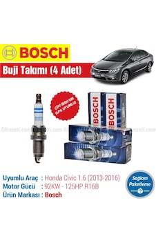 Honda Civic 1.6 Fb7 Bosch Çift İridyum Buji 2013-2016 Honda Civic 1.6 Fb7 Bosch Çift İridyum Buji 2013-2016