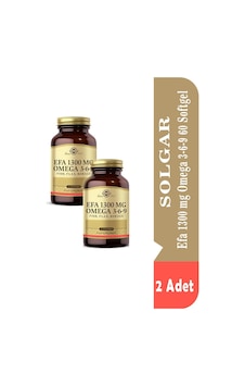 Solgar Efa 1300 Mg Omega 3-6-9 2 x 60 Softgel Solgar Efa 1300 Mg Omega 3-6-9 2 x 60 Softgel