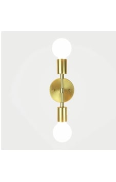 Rys Retro Gold Metal 2 Li Dekoratif Rustik Duvar Aplik Gold Rys Retro Gold Metal 2 Li Dekoratif Rustik Duvar Aplik Gold