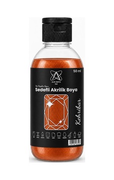 Kehribar Bakır Sedefli Akrilik Boya 50 Ml