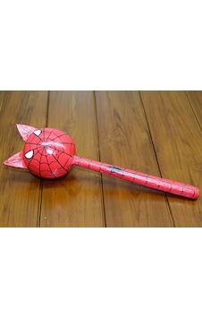 Ahşap Kedili Spiderman Marakas Tekli Polos:24 Açık Gri Ahşap Kedili Spiderman Marakas Tekli Polos:24 Açık Gri