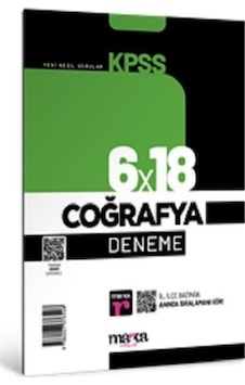 KPSS Coğrafya 6x18 Deneme- Marka Yayınları KPSS Coğrafya 6x18 Deneme- Marka Yayınları